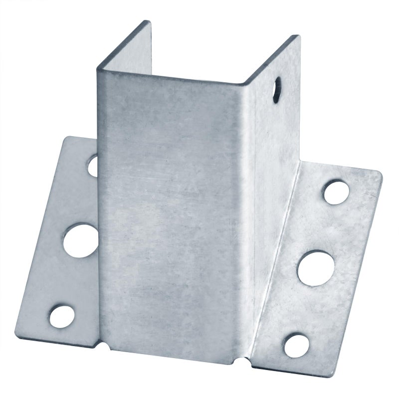 GBGS 10 Pack 45-Degree Post and Beam Knee Bracket for 2x4 Post,Inner Width:1-1/2"",14 Gauge(2mm Thick ) 45Angle Pergola Support Bracket - Image 4
